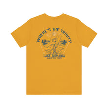 Load image into Gallery viewer, Where's The Trout Tee Print On Back