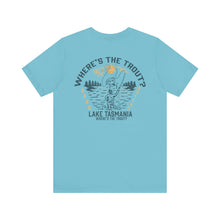 Load image into Gallery viewer, Where's The Trout Tee Print On Back