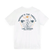 Load image into Gallery viewer, Where's The Trout Tee Print On Back