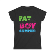 Load image into Gallery viewer, Fat Boy Summer 2024 Tri Color Women's T