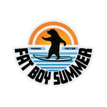 Load image into Gallery viewer, Fat Boy Summer Bear Sticker