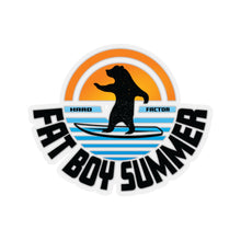 Load image into Gallery viewer, Fat Boy Summer Bear Sticker
